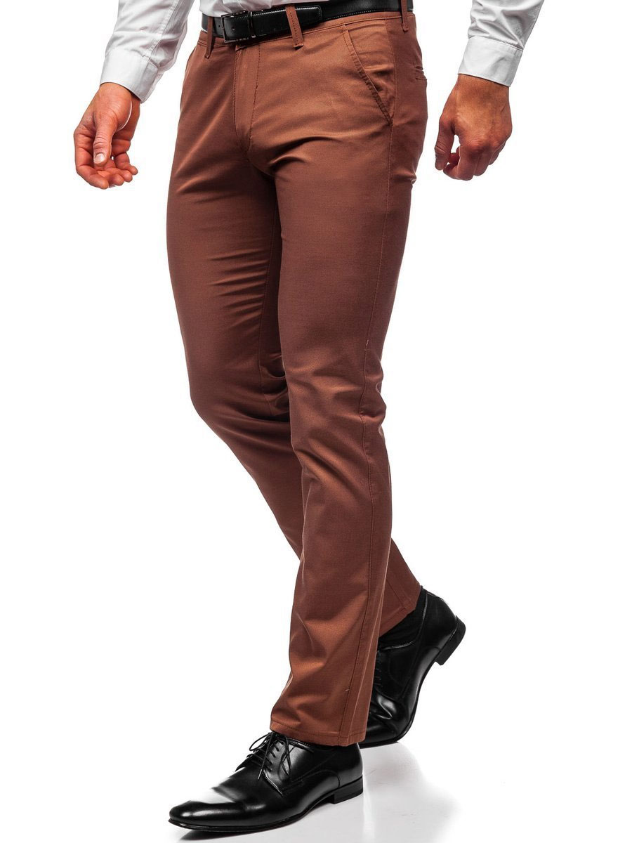  Men's Chinos Brown