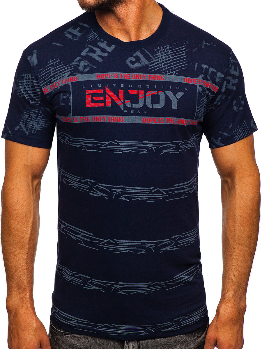 Men's Cotton Printed T-shirt