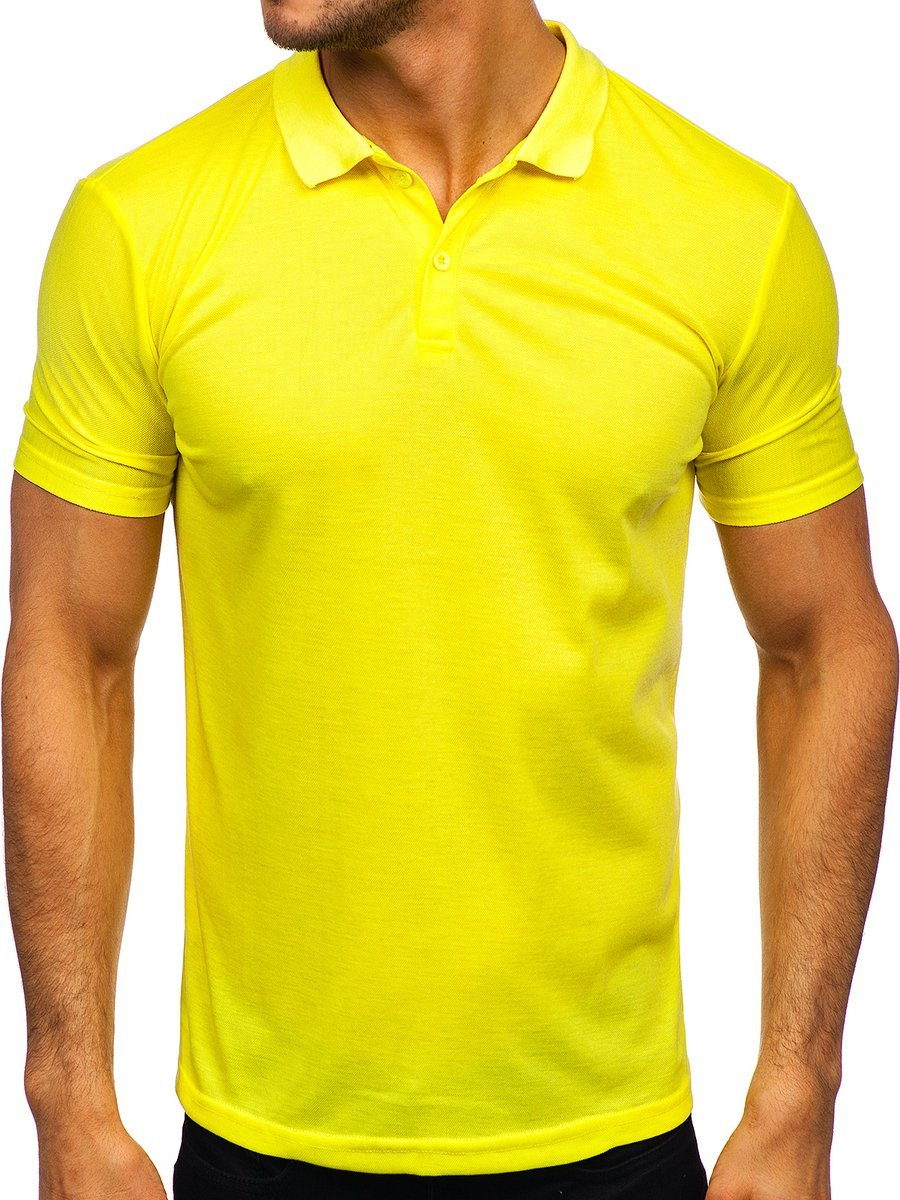 Men's Yellow Polo Shirt