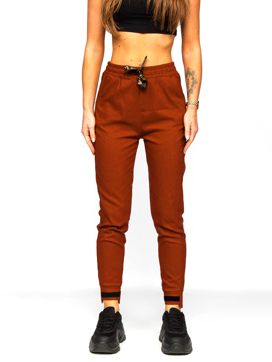 Women's Joggers Brown