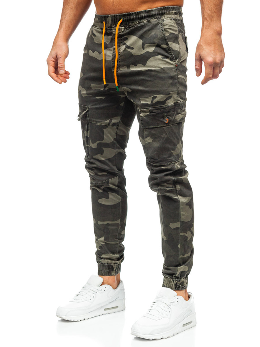 Men's Cargo Joggers Green