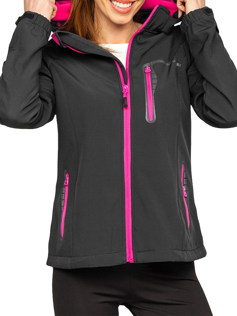 Women's Lightweight Softshell Jacket Graphite