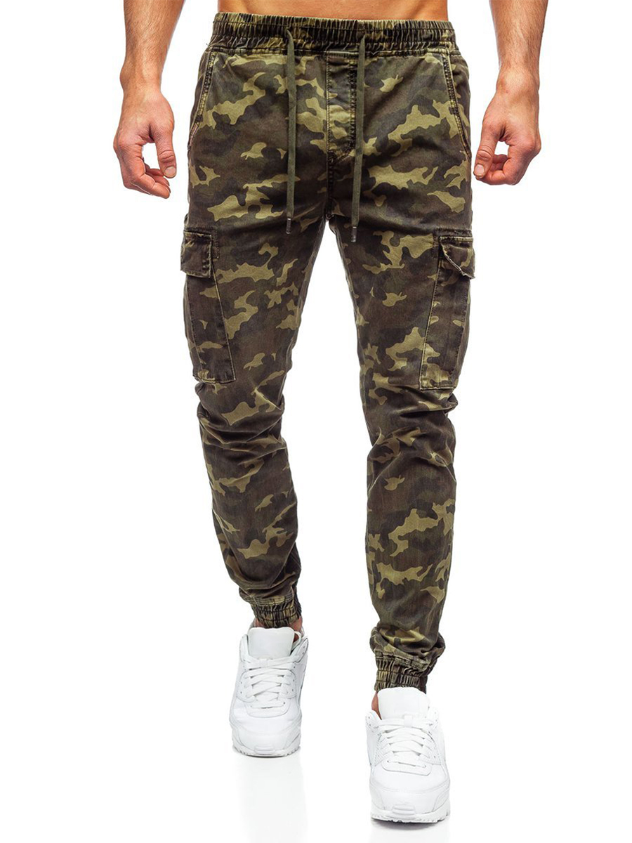 Men's Cargo Joggers Khaki