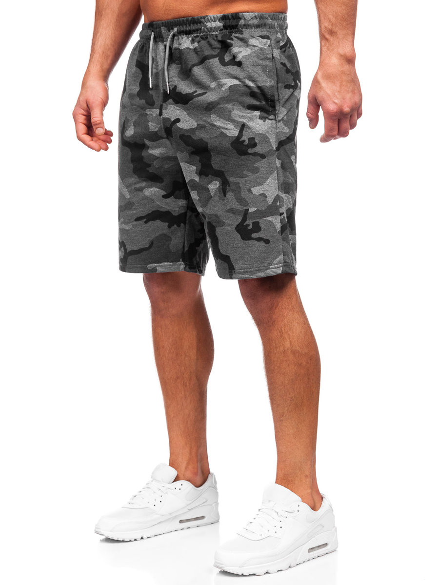 Men's Camo Shorts Graphite