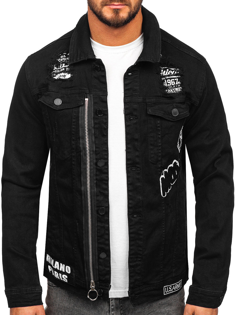 Men's Denim Jacket Black