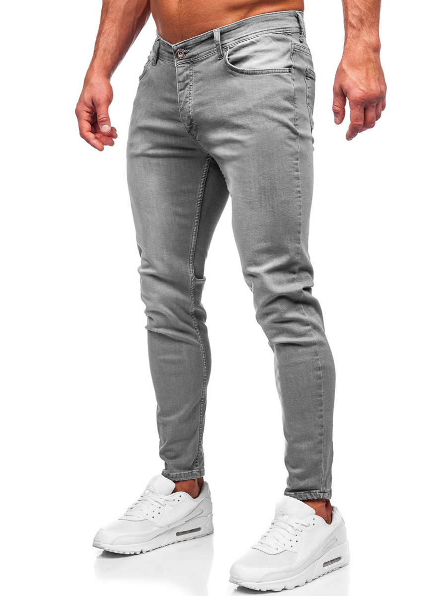 Men's Jeans Slim Fit Light Grey