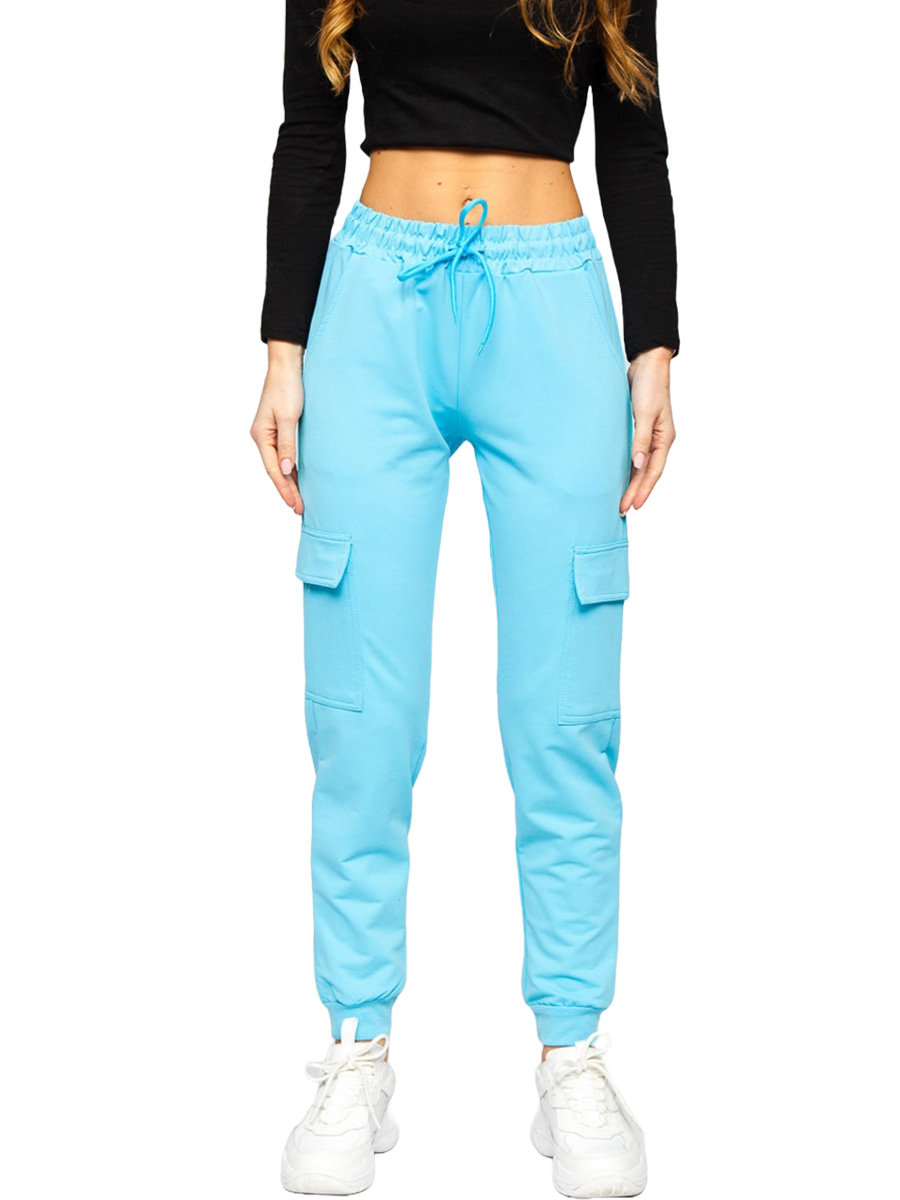 Women's Cargo Sweatpants Pink 