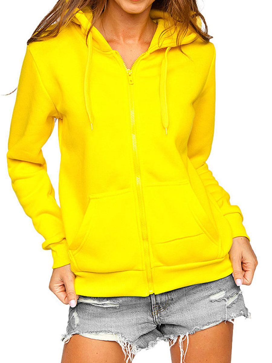 Women's Hoodie Lime Green