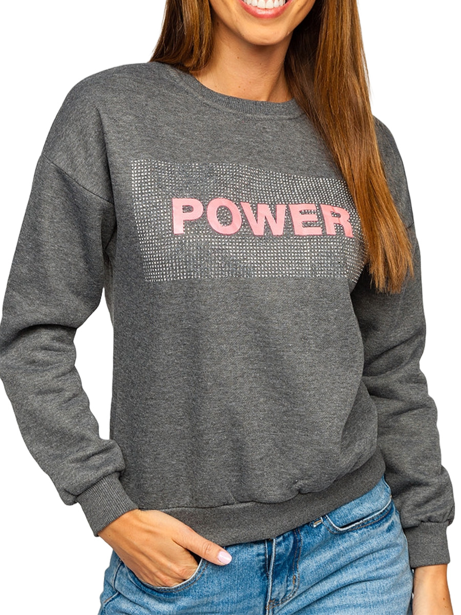 Women's Warm Printed Sweatshirt