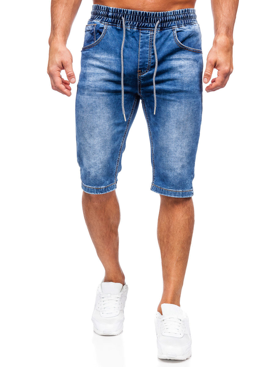 Men's Denim Shorts Navy Blue