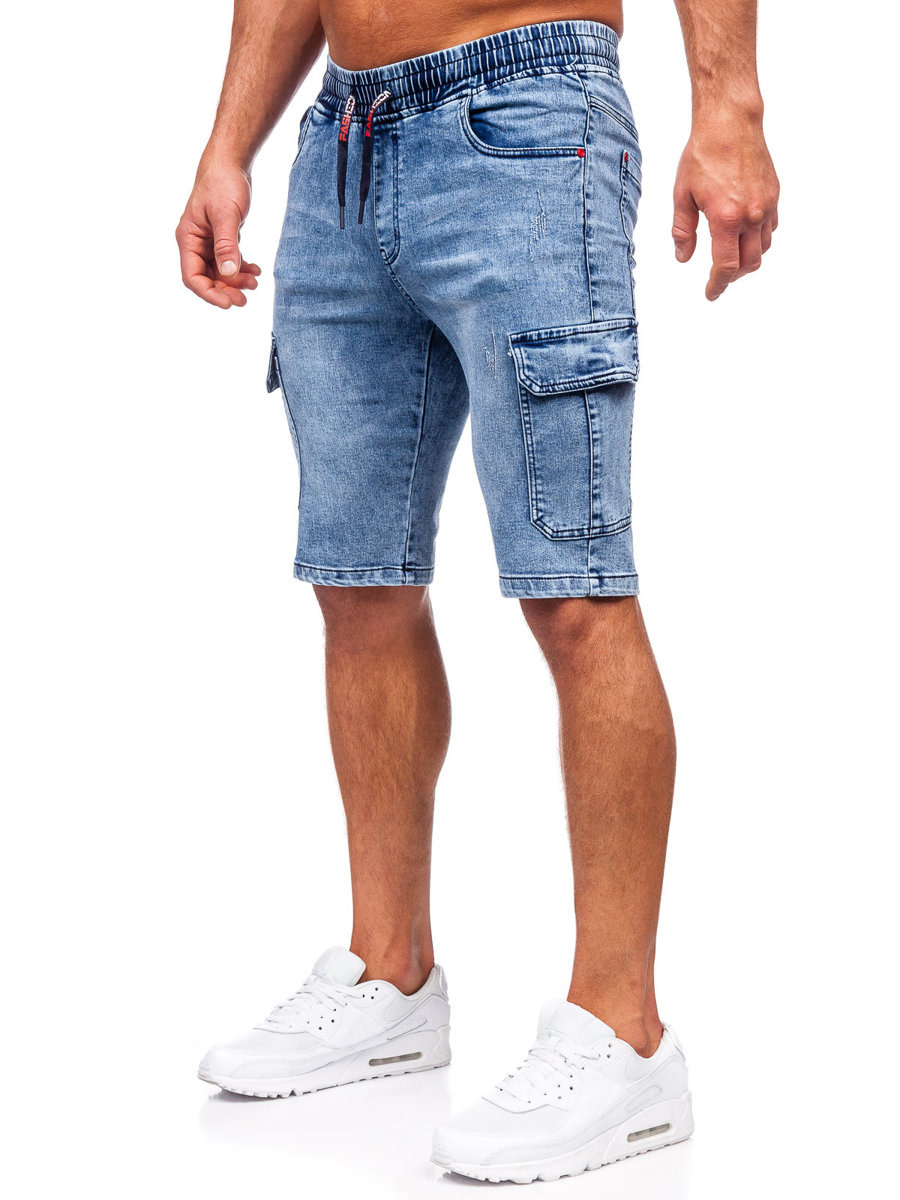  Men's Denim Cargo Shorts