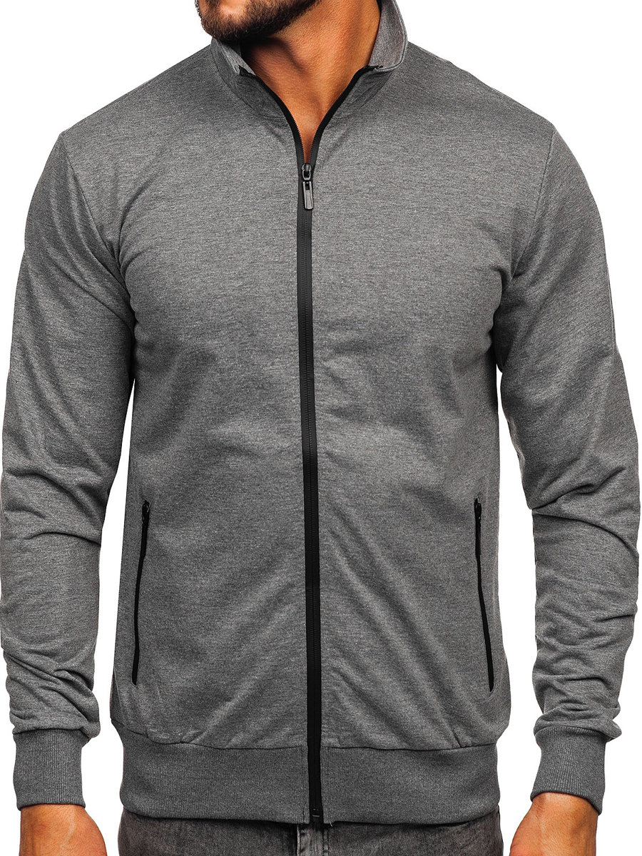 Men's Zip Stand Up Sweatshirt