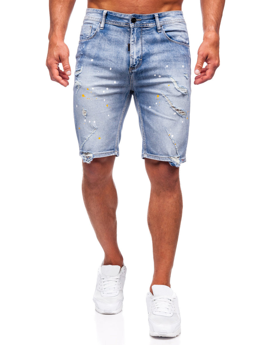 Men's Denim Shorts Sky Blue
