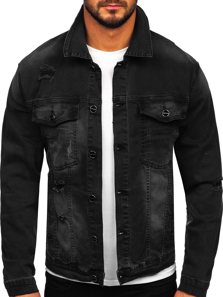 Men's Denim Jacket Black