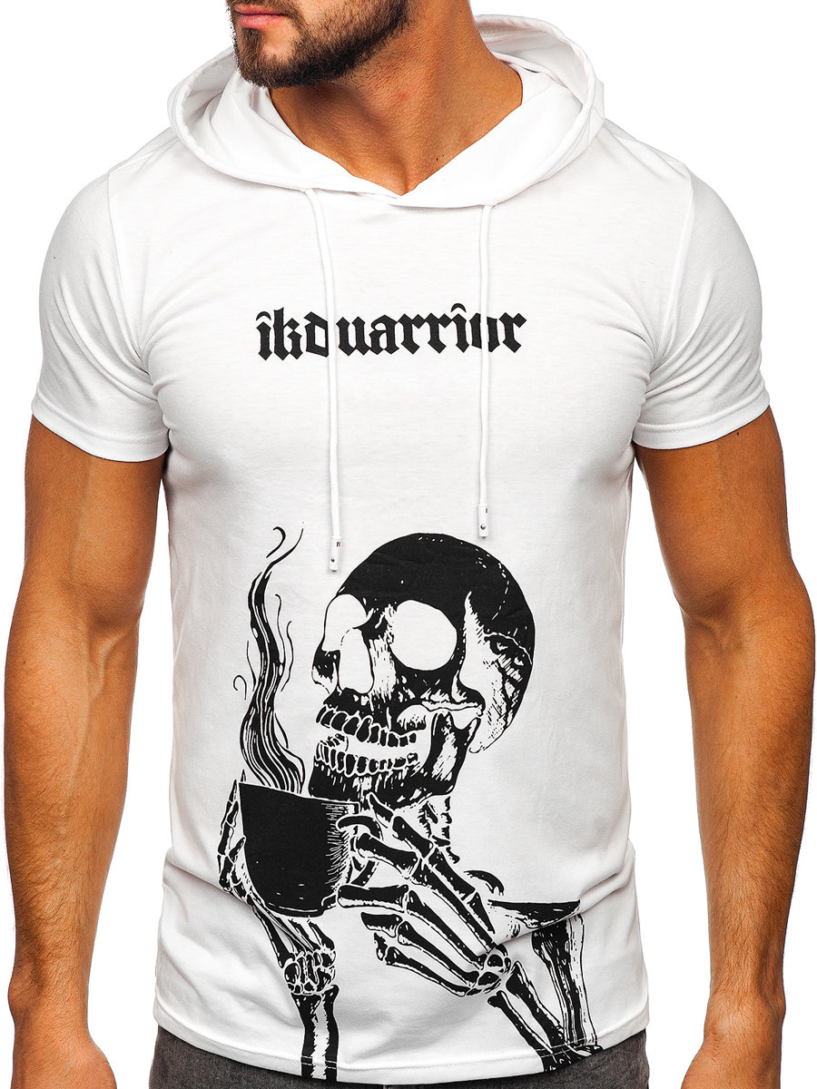Men's Printed T-shirt with Hood