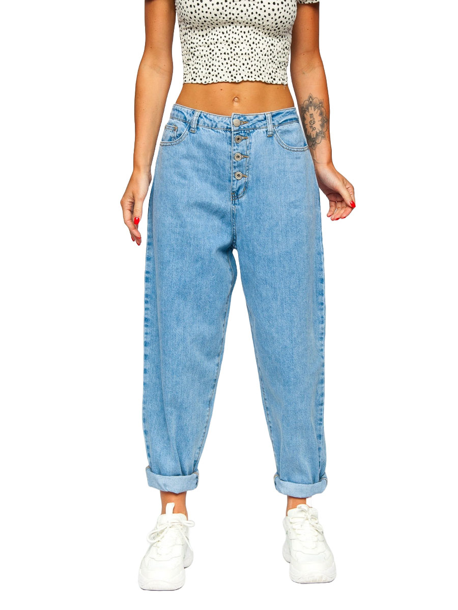 Women's Slouchy Jeans Blue