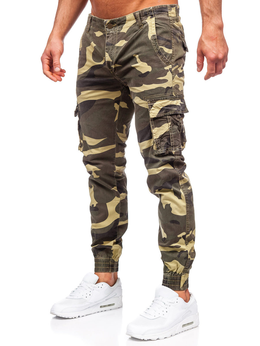 Men's Military Denim Joggers