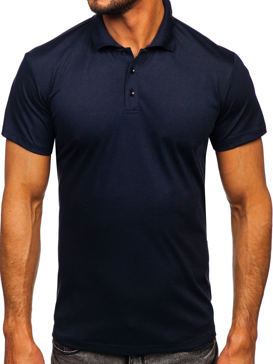  Men's Plain Polo Shirt 